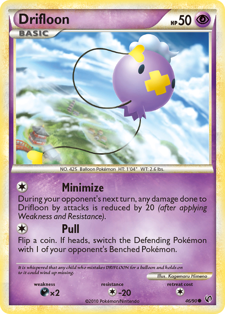 Drifloon (46/90) [HeartGold & SoulSilver: Undaunted] | Exor Games Summserside