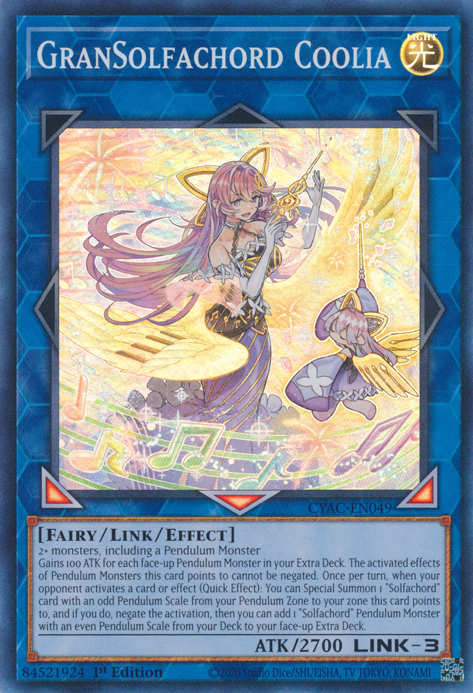 GranSolfachord Coolia [CYAC-EN049] Super Rare | Exor Games Summserside