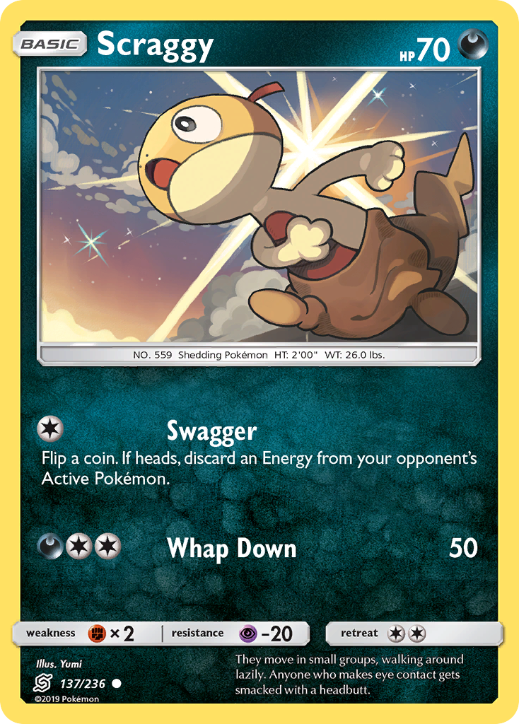 Scraggy (137/236) [Sun & Moon: Unified Minds] | Exor Games Summserside