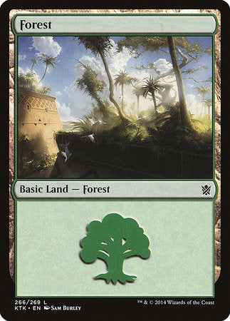 Forest (266) [Khans of Tarkir] | Exor Games Summserside