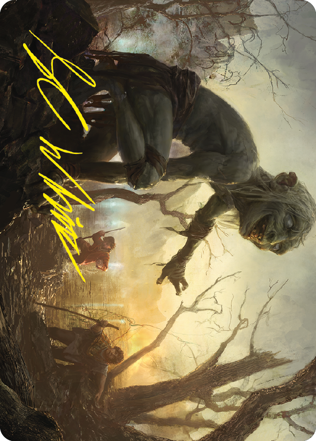 Smeagol, Helpful Guide Art Card (Gold-Stamped Signature) [The Lord of the Rings: Tales of Middle-earth Art Series] | Exor Games Summserside
