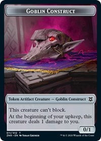 Goblin Construct // Kor Warrior Double-sided Token [Zendikar Rising Tokens] | Exor Games Summserside