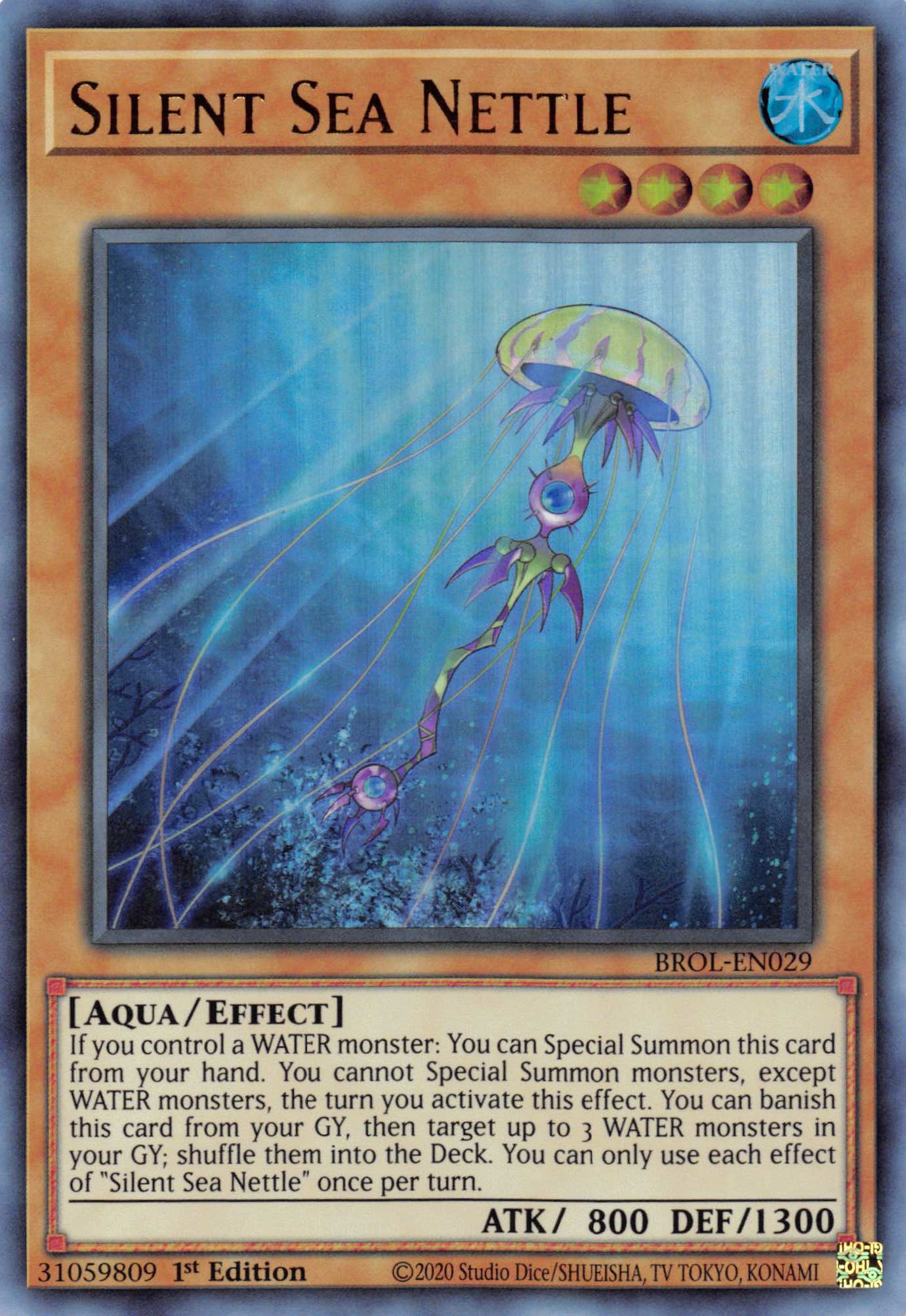 Silent Sea Nettle [BROL-EN029] Ultra Rare | Exor Games Summserside