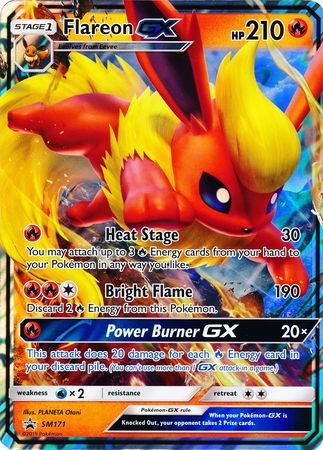 Flareon GX (SM171) (Jumbo Card) [Sun & Moon: Black Star Promos] | Exor Games Summserside