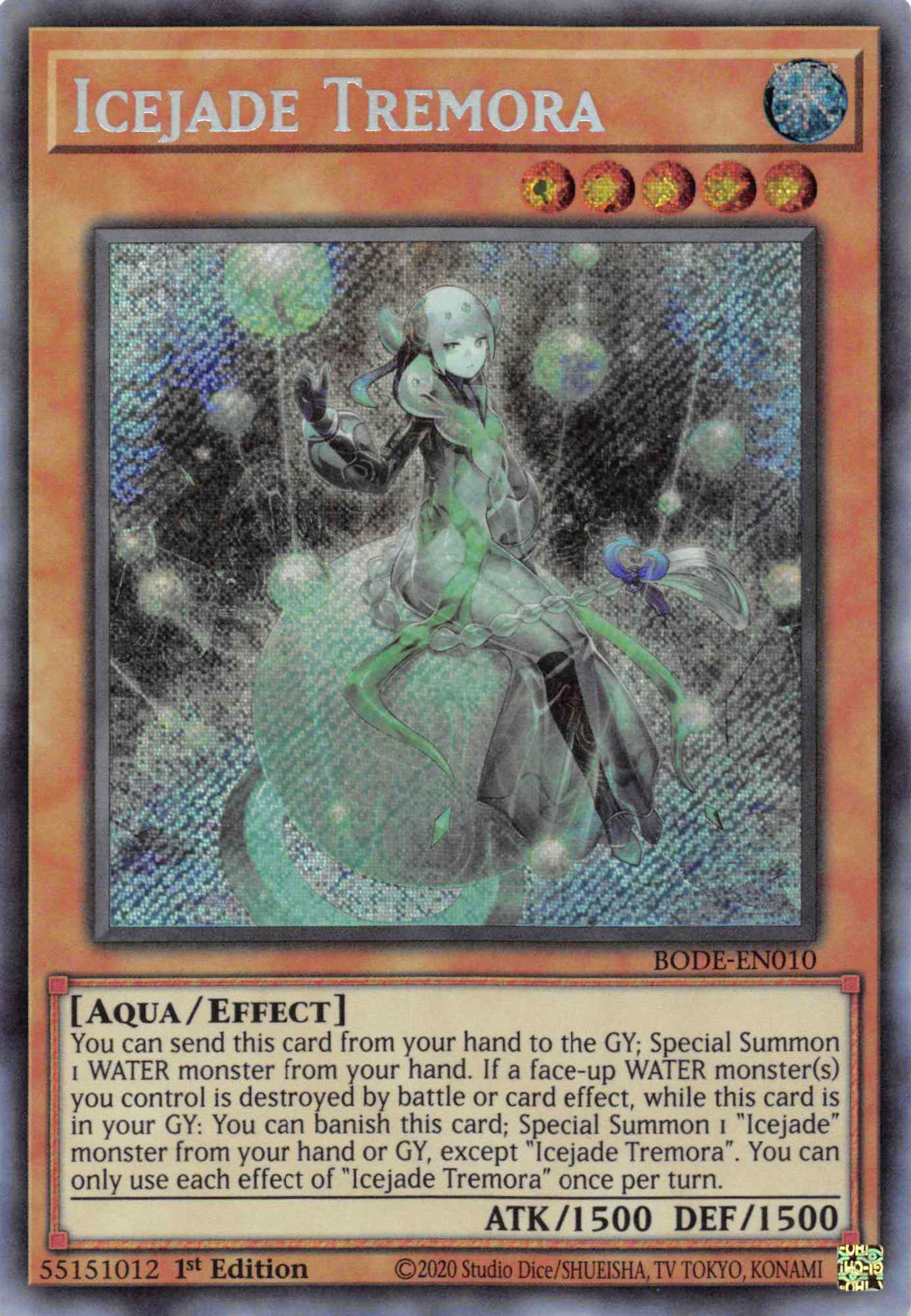 Icejade Tremora [BODE-EN010] Secret Rare | Exor Games Summserside
