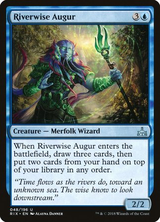 Riverwise Augur [Rivals of Ixalan] | Exor Games Summserside