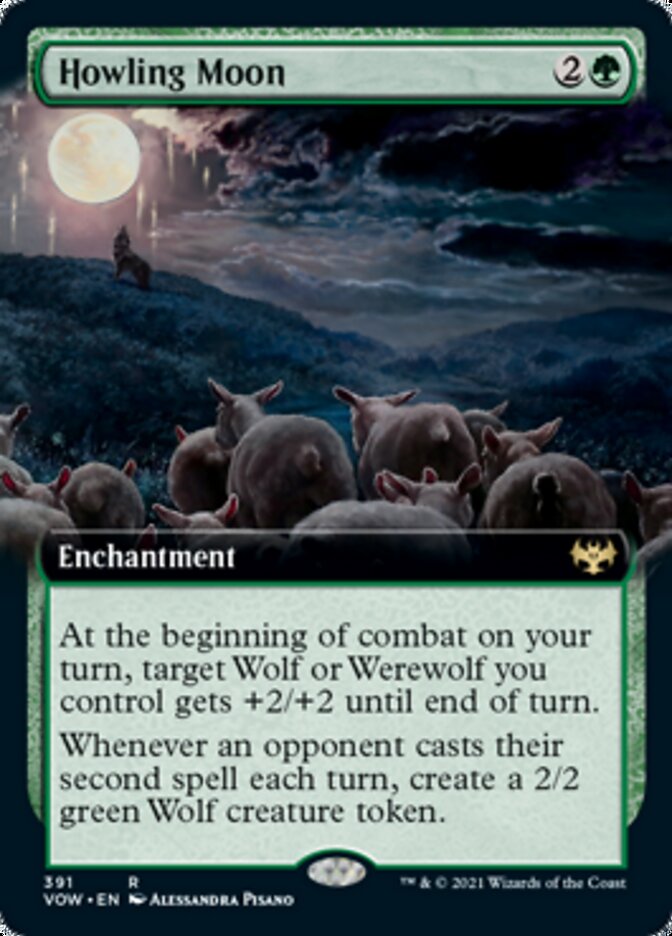 Howling Moon (Extended) [Innistrad: Crimson Vow] | Exor Games Summserside