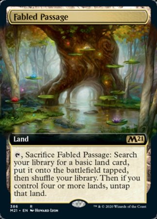 Fabled Passage (Extended Art) [Core Set 2021] | Exor Games Summserside