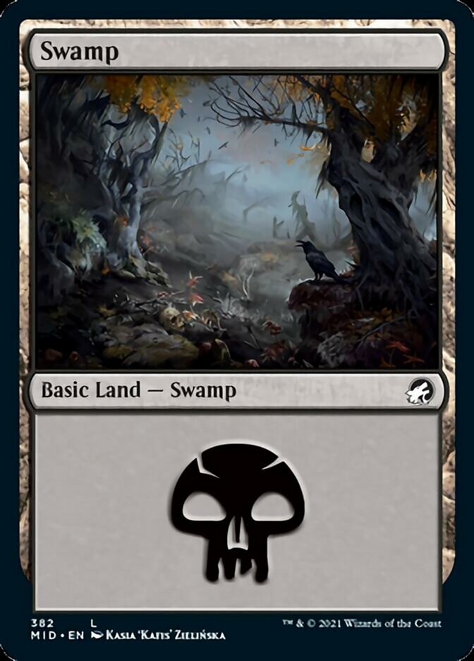 Swamp (382) [Innistrad: Midnight Hunt] | Exor Games Summserside