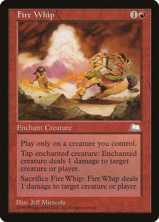 Fire Whip [Weatherlight] | Exor Games Summserside