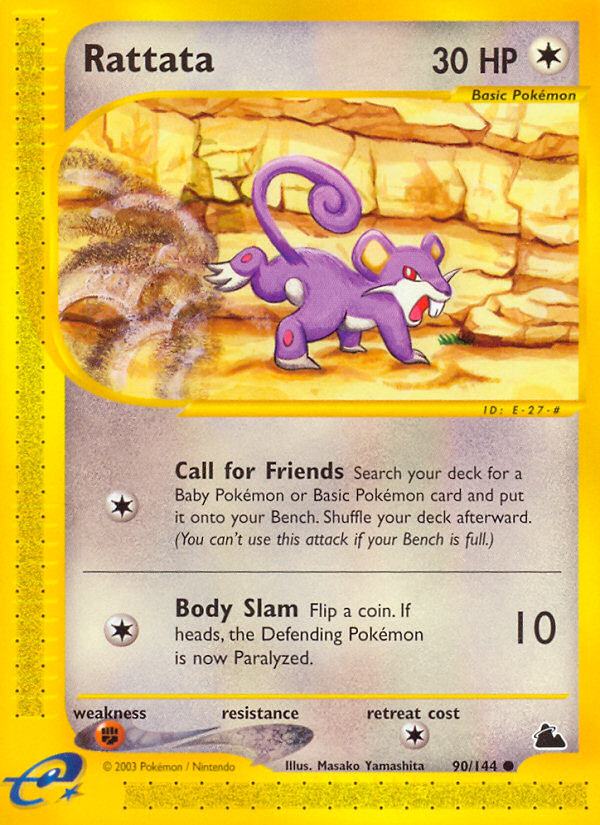 Rattata (90/144) [Skyridge] | Exor Games Summserside