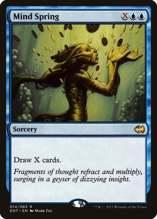 Mind Spring [Duel Decks: Merfolk vs. Goblins] | Exor Games Summserside