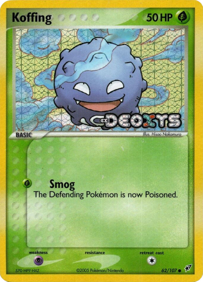 Koffing (62/107) (Stamped) [EX: Deoxys] | Exor Games Summserside