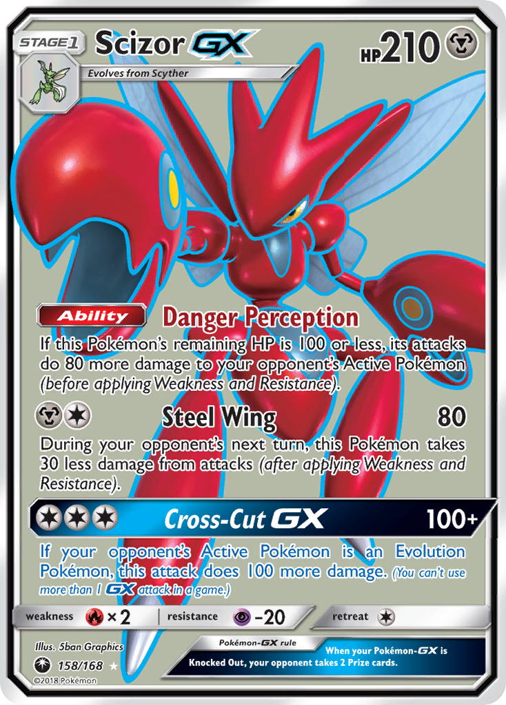 Scizor GX (158/168) [Sun & Moon: Celestial Storm] | Exor Games Summserside