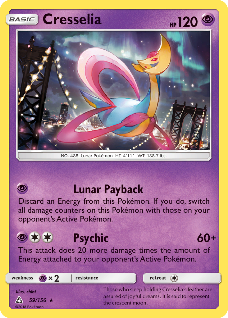 Cresselia (59/156) [Sun & Moon: Ultra Prism] | Exor Games Summserside