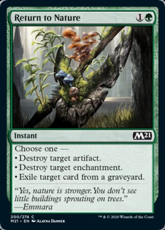 Return to Nature [Core Set 2021] | Exor Games Summserside