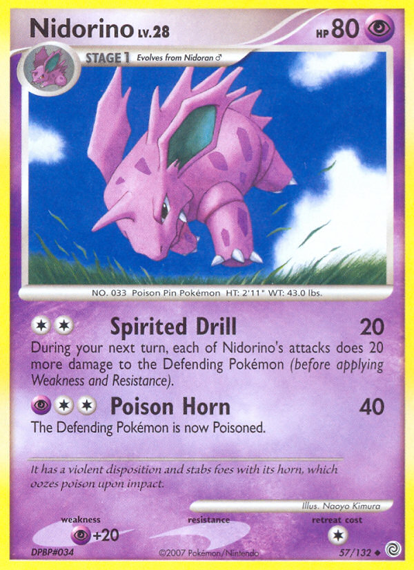 Nidorino (57/132) [Diamond & Pearl: Secret Wonders] | Exor Games Summserside