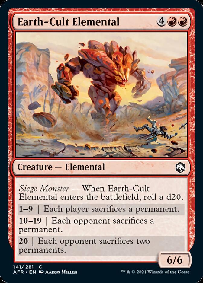 Earth-Cult Elemental [Dungeons & Dragons: Adventures in the Forgotten Realms] | Exor Games Summserside