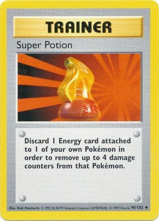 Super Potion (90/102) [Base Set Shadowless Unlimited] | Exor Games Summserside