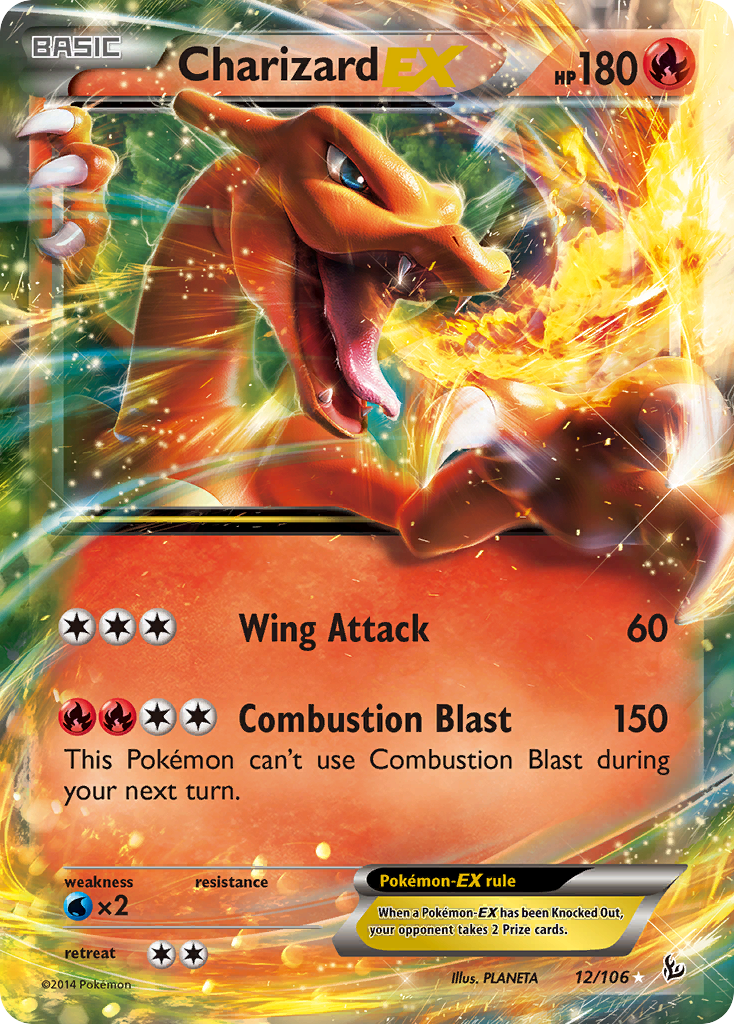 Charizard EX (12/106) [XY: Flashfire] | Exor Games Summserside