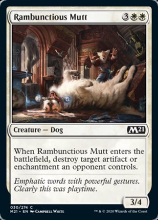 Rambunctious Mutt [Core Set 2021] | Exor Games Summserside