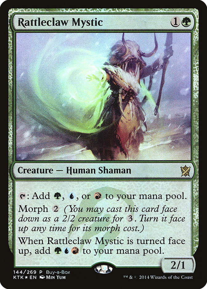 Rattleclaw Mystic (Buy-A-Box) [Khans of Tarkir Promos] | Exor Games Summserside