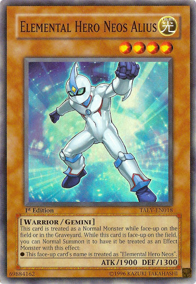 Elemental Hero Neos Alius [TAEV-EN018] Super Rare | Exor Games Summserside