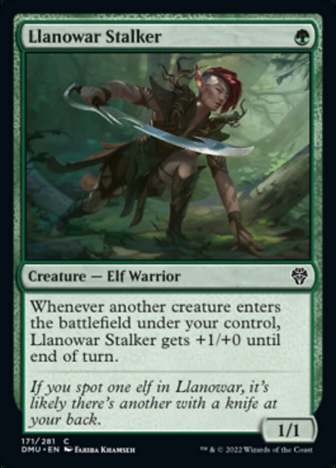 Llanowar Stalker [Dominaria United] | Exor Games Summserside