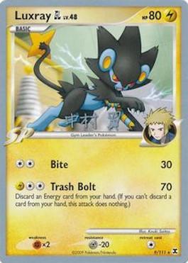 Luxray GL LV.48 (9/111) (Crowned Tiger - Tsubasa Nakamura) [World Championships 2009] | Exor Games Summserside