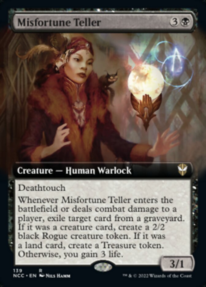 Misfortune Teller (Extended Art) [Streets of New Capenna Commander] | Exor Games Summserside