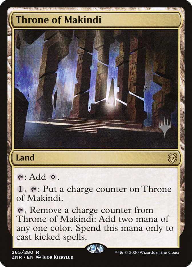 Throne of Makindi (Promo Pack) [Zendikar Rising Promos] | Exor Games Summserside