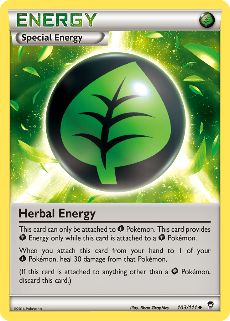 Herbal Energy (103/111) [XY: Furious Fists] | Exor Games Summserside