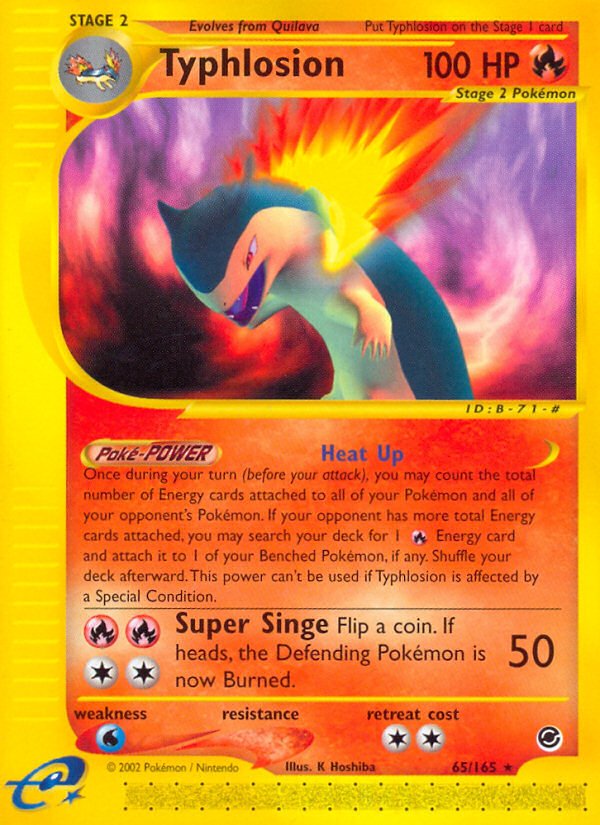 Typhlosion (65/165) [Expedition: Base Set] | Exor Games Summserside