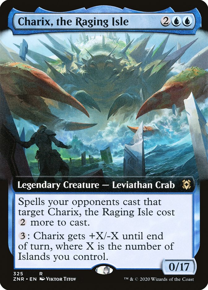 Charix, the Raging Isle (Extended Art) [Zendikar Rising] | Exor Games Summserside