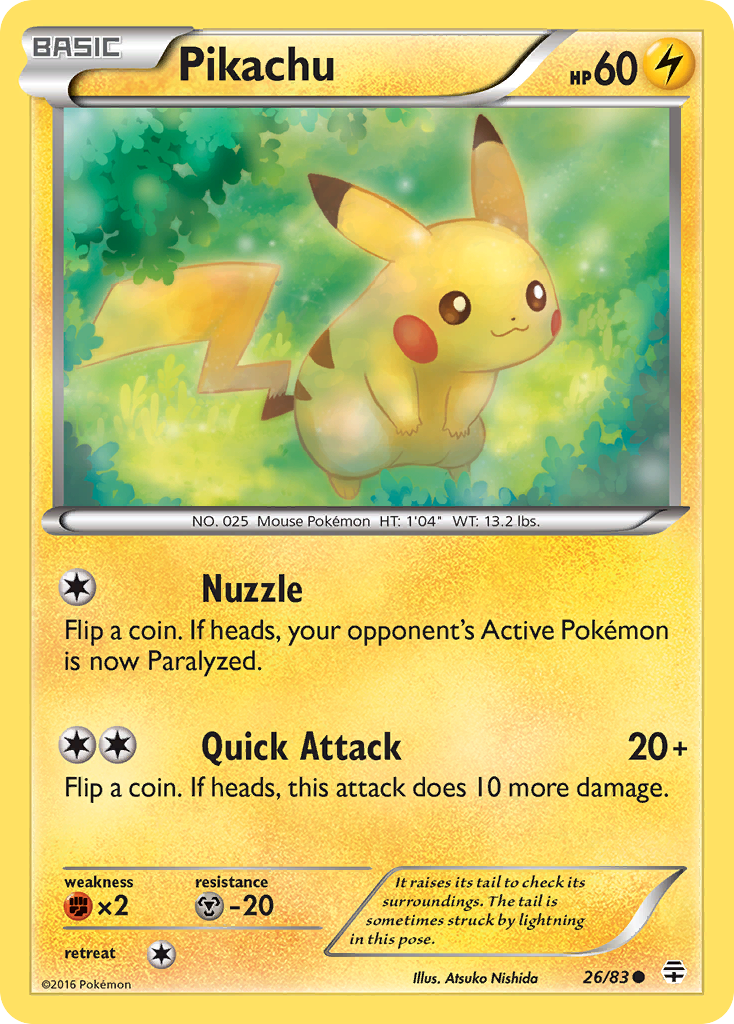 Pikachu (26/83) [XY: Generations] | Exor Games Summserside