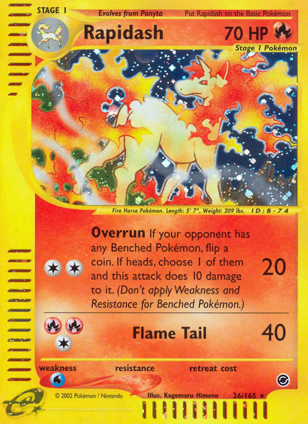 Rapidash (26/165) [Expedition: Base Set] | Exor Games Summserside