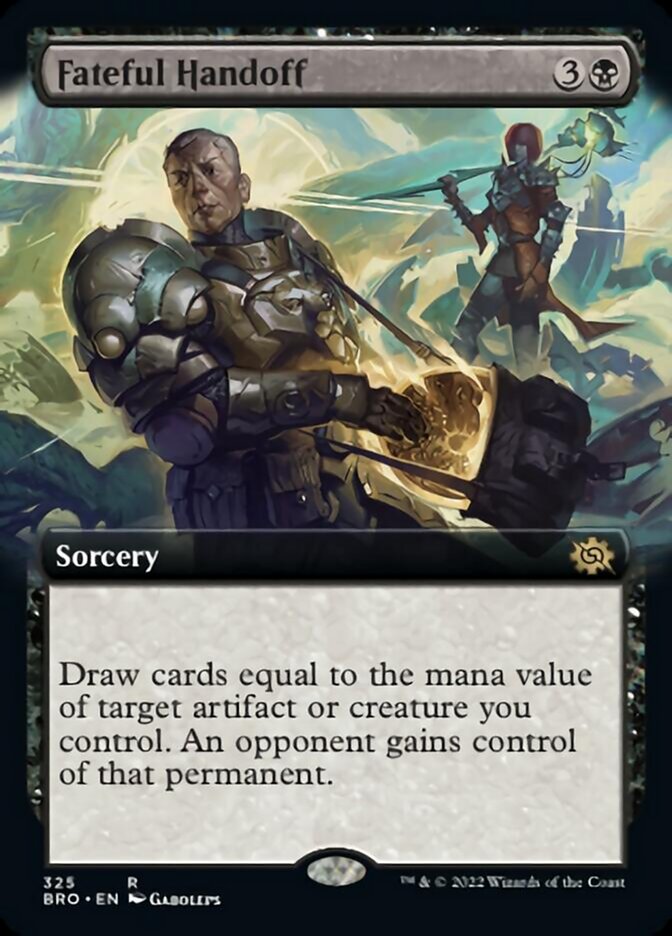 Fateful Handoff (Extended Art) [The Brothers' War] | Exor Games Summserside