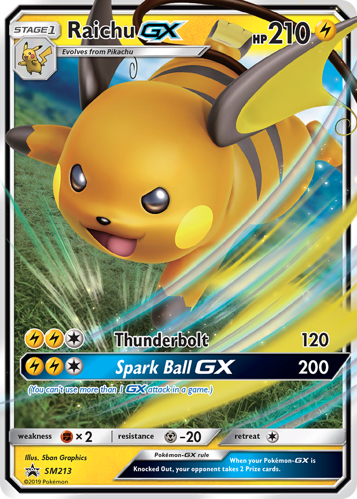 Raichu GX (SM213) [Sun & Moon: Black Star Promos] | Exor Games Summserside