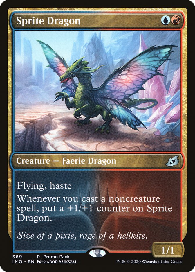 Sprite Dragon (Promo Pack) [Ikoria: Lair of Behemoths Promos] | Exor Games Summserside