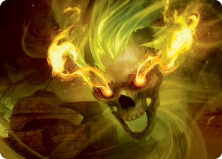 Flameskull Art Card [Dungeons & Dragons: Adventures in the Forgotten Realms Art Series] | Exor Games Summserside