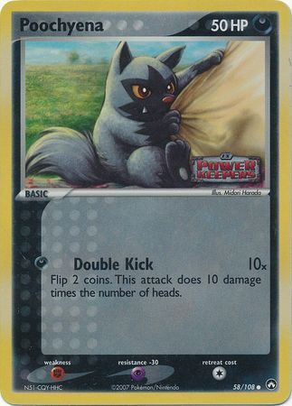 Poochyena (58/108) (Stamped) [EX: Power Keepers] | Exor Games Summserside