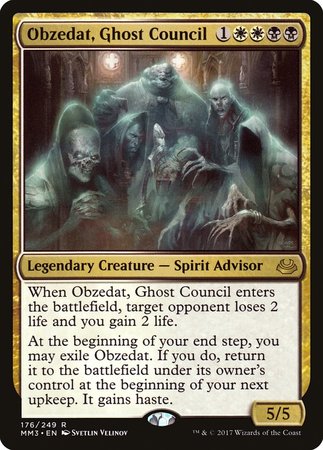 Obzedat, Ghost Council [Modern Masters 2017] | Exor Games Summserside