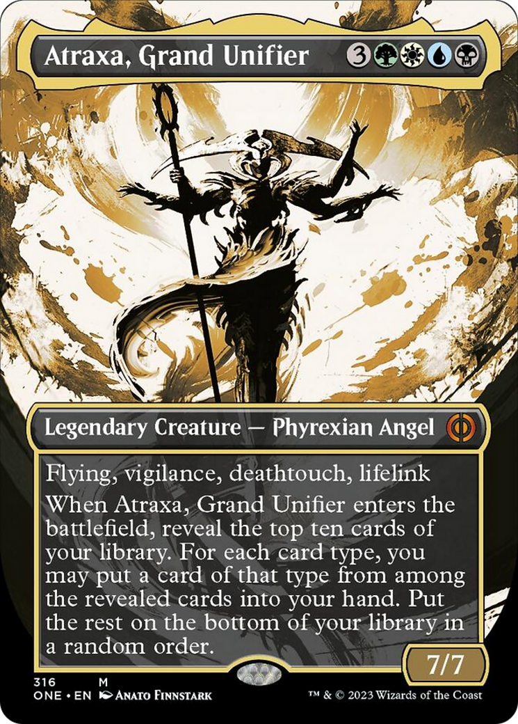 Atraxa, Grand Unifier (Borderless Ichor) [Phyrexia: All Will Be One] | Exor Games Summserside