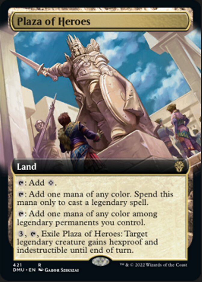 Plaza of Heroes (Extended Art) [Dominaria United] | Exor Games Summserside