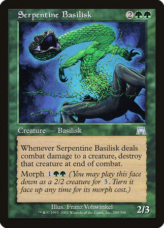 Serpentine Basilisk [Onslaught] | Exor Games Summserside