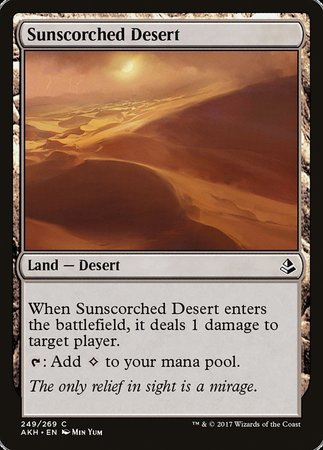 Sunscorched Desert [Amonkhet] | Exor Games Summserside