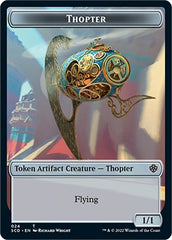 Cat Bird // Thopter Double-Sided Token [Starter Commander Decks] | Exor Games Summserside