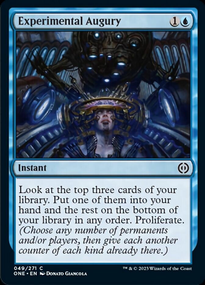 Experimental Augury [Phyrexia: All Will Be One] | Exor Games Summserside