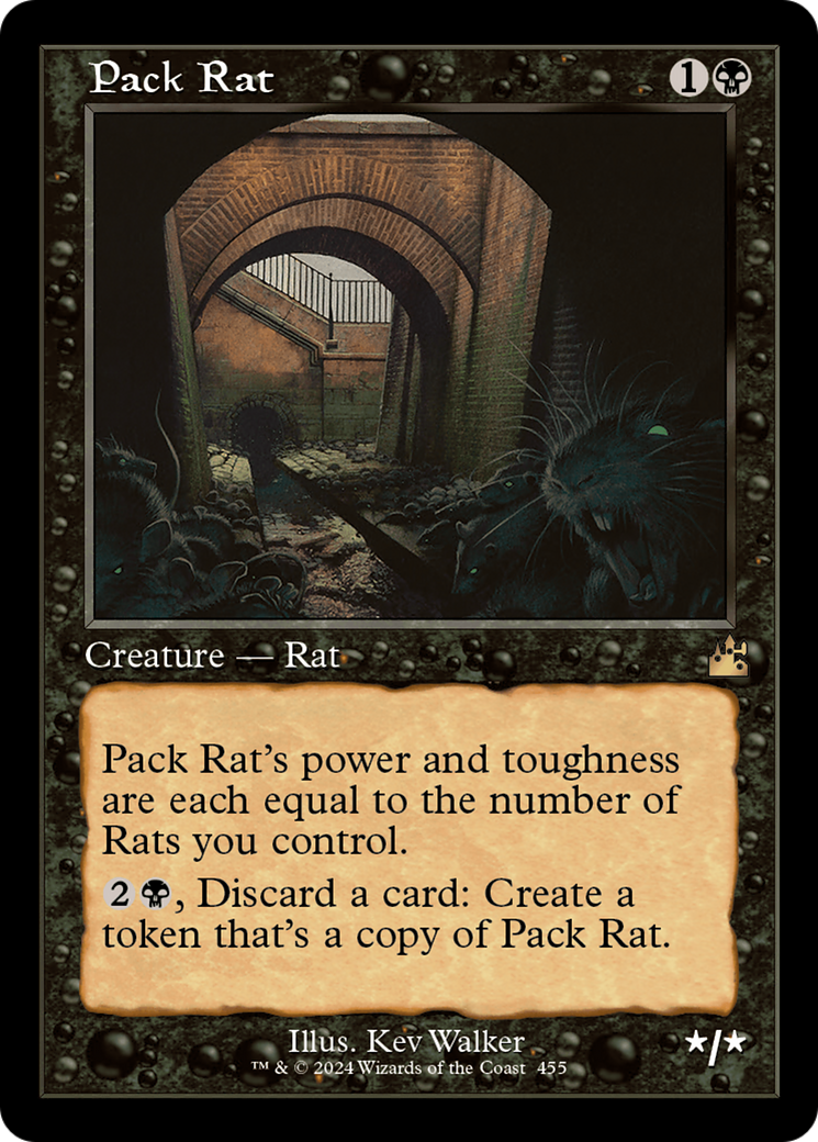 Pack Rat (Retro Frame) [Ravnica Remastered] | Exor Games Summserside