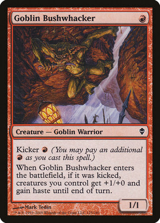 Goblin Bushwhacker [Zendikar] | Exor Games Summserside